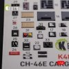 KELIK K48091 CH-46E Cargo compartment interior 3D decals for Academy kit 1/48